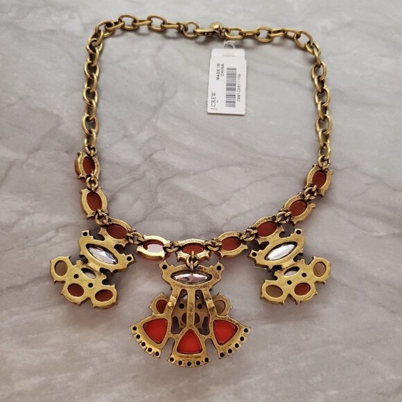 ✨ NEW J.Crew Rhinestone Crystal Cluster Stacked Statement Necklace ✨ - Picture 8 of 14